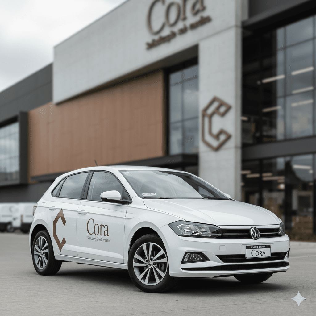 Carro Cora na Sede